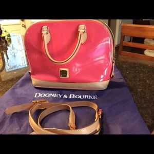 Dooney and Bourke Patent Leather Satchel l…